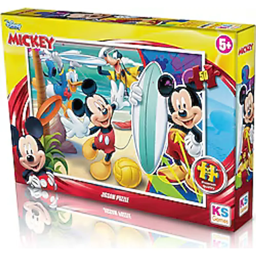 KS Games Mickey Mouse 50 Parça Puzzle MCH709