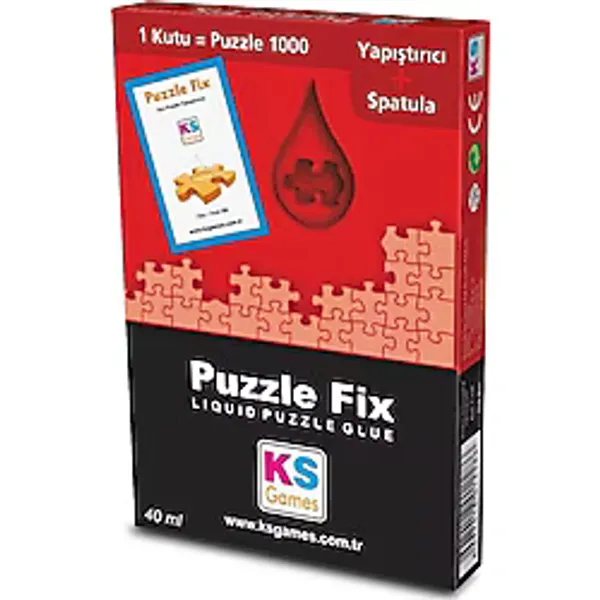 Ks Games Puzzle Yapıştırıcısı + Spatula (1000 Parçalık) T228