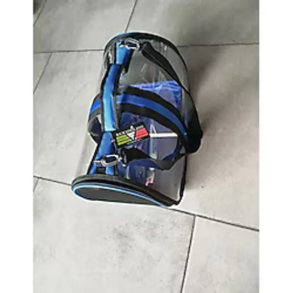 Ksburda Kuş Taşıma Çantası Orta Boy- 28x19x17cm - Mavi