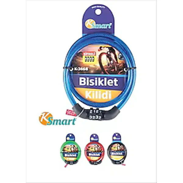 Ksmart Bisiklet Kilidi Eko Şifre Ksmart K-3668