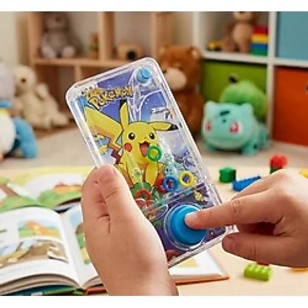 kt kuzey tacı Water World Taşınabilir Su Oyun Konsolu Pokemon Temalı Nostaljik El Oyunu Pil Gerektirmeyen Eğlenceli Zeka Beceri Oyuncağı