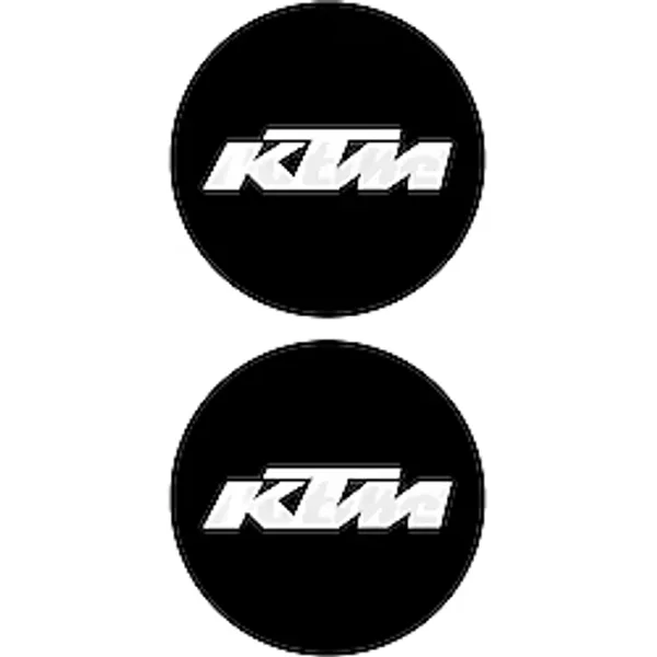 Ktm Yazılı Koruma Takozu Motosiklet Damla Sticker Modeli Siyah