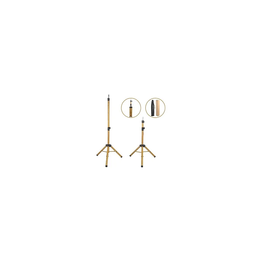 Kuaför Eğitim Mankeni İçin Metal Tripod - Simli Gold + Taşıma Çantası Trıpod-Sımlı-Gold
