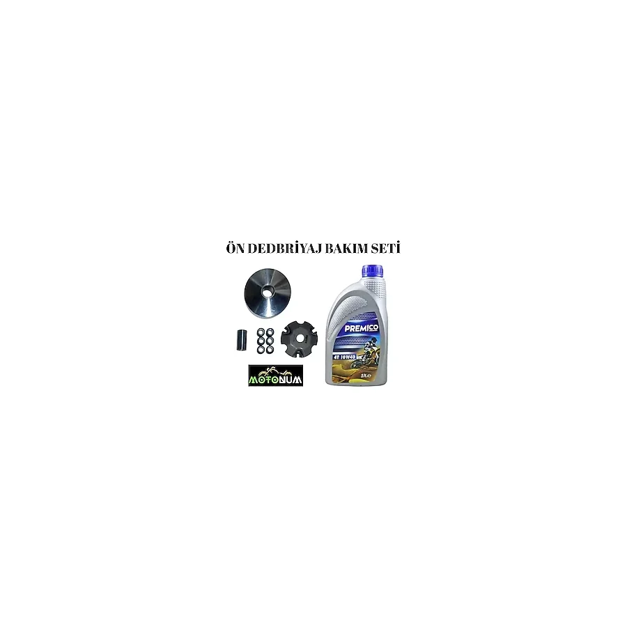 Kuba Space 50 Pro Yarım Ön Varyatör Yağlı Bakım Seti Premico 10W40 M2110
