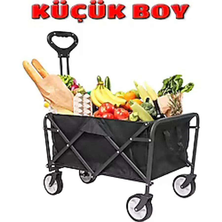 Küçük Boy Çok Amaçlı Katlanır Kamp Piknik Tatil Sahil El Arabası Vd35