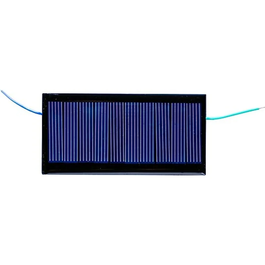Küçük Mini Güneş Paneli 8cmx4cm 4,5Volt 0,2A + ve - Uç Kablolu