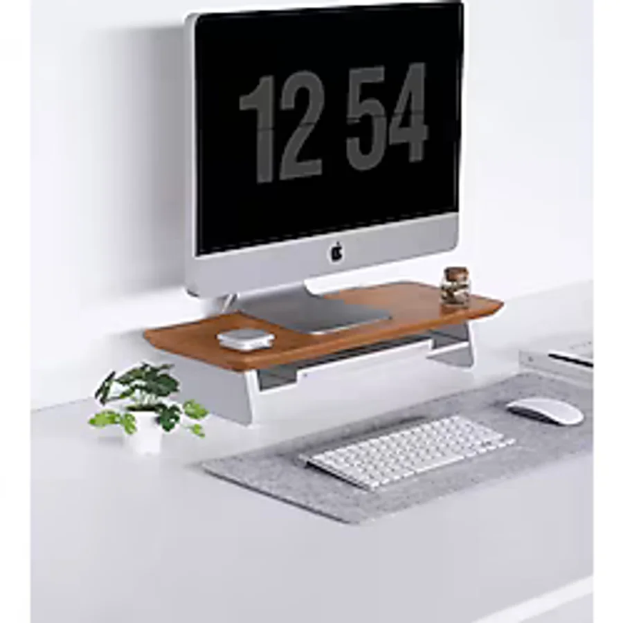 Küçük Monitör Standı Meşe