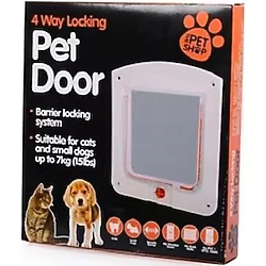 Kudi Pet Door 4 Yollu Kedi Kapısı 22x20x3 cm