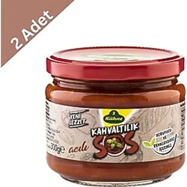 Kühne Acı Kahvaltılık Sos 300 G x 2 Adet - 1 Adet