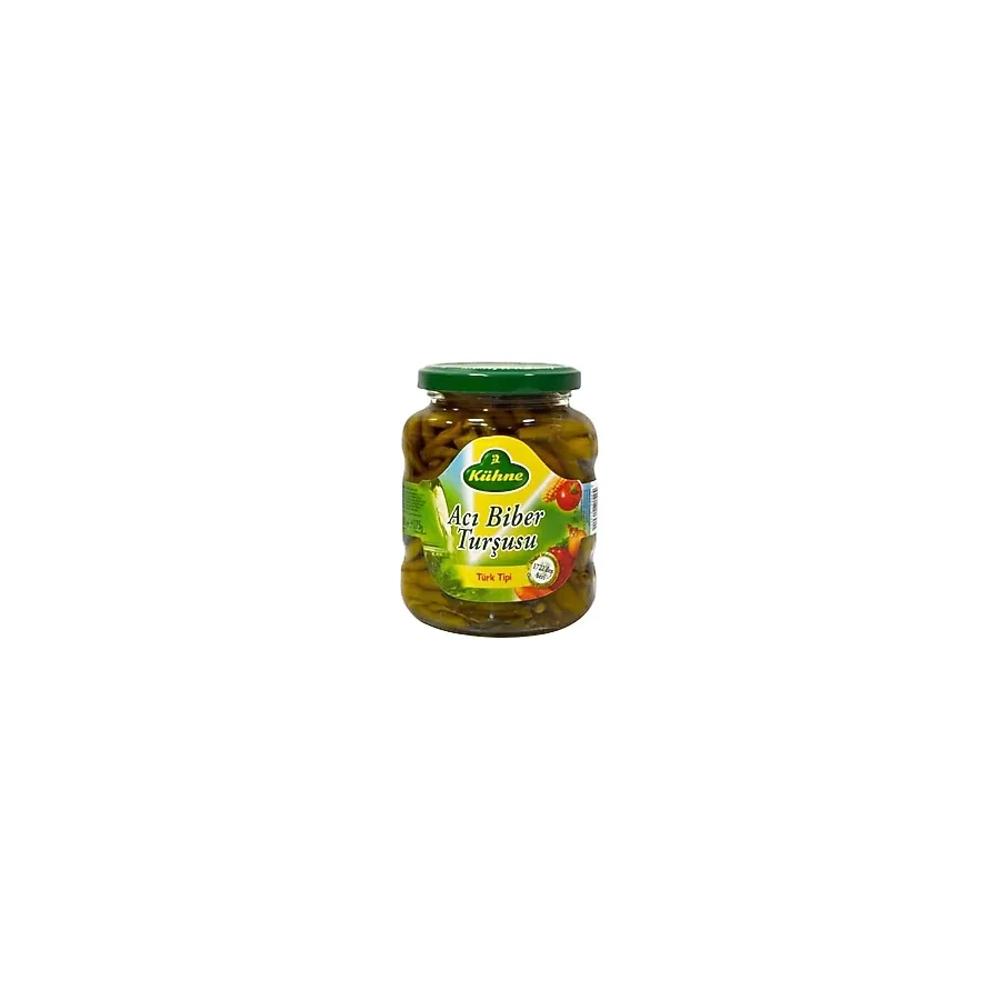Kühne Jalapeno Acıbiber Turşu Cam Kavanoz 370 gr