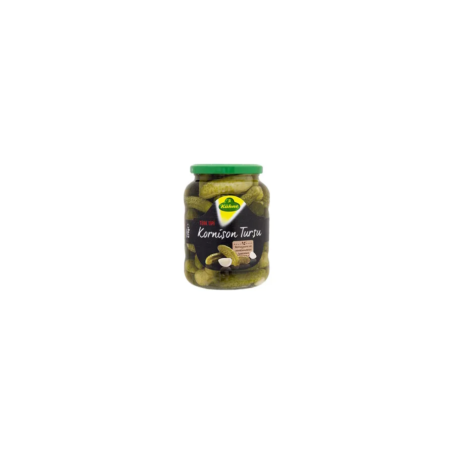 Kühne Türk Tipi Kornişon Turşusu 670 gr / 720 ml