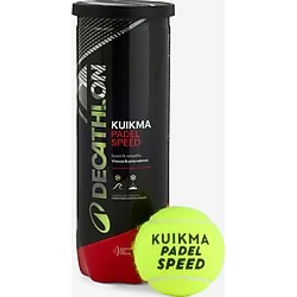 Kuikma Padel Topu - 3 Adet - Pb Speed Decathlon