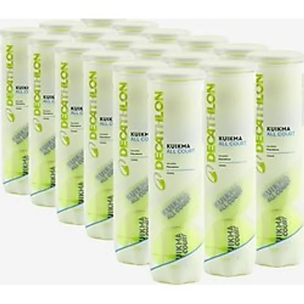 Kuikma Tenis Topu - 18x4 Adet - Çok Işlevli - Sarı - Comfort