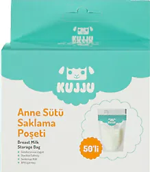 Kujju Süt Saklama Poşeti 50 Adet