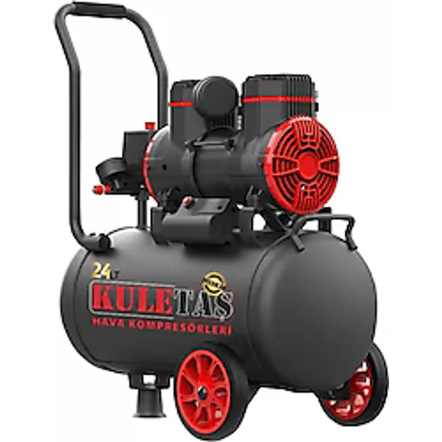 Kuletaş Premium 24 lt 2 Hp 8 Bar Sessiz Yağsız Hava Kompresörü