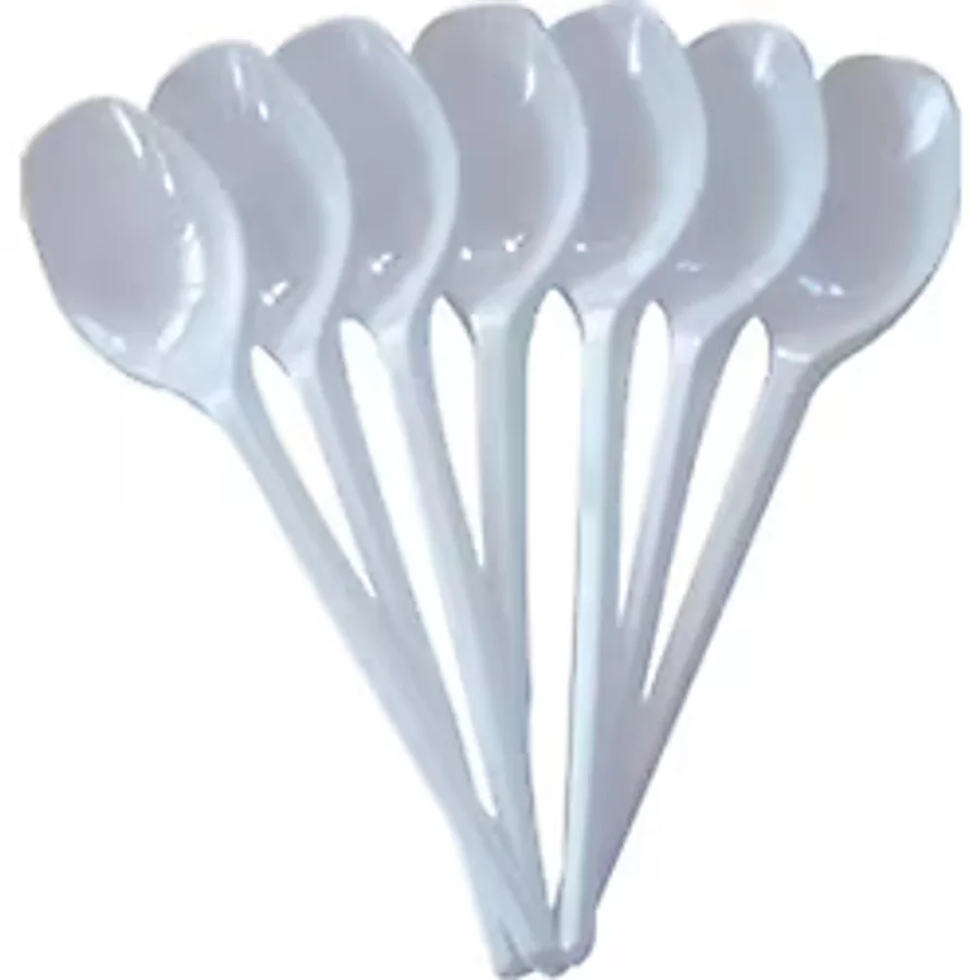 Kullan At Plastik Kaşık Orta Boy (100 Lü Paket)