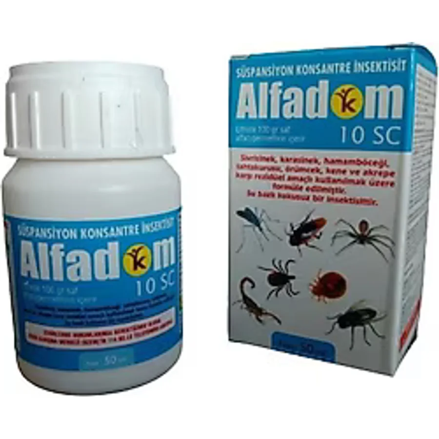 Kulsan İlaç Alfadom 10 SC Genel Haşere Böcek İlacı 50 ml