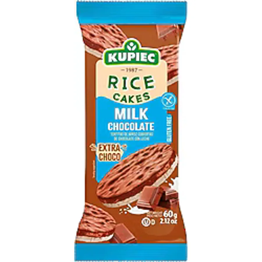 Kupiec Sütlü Çikolatalı Pirinç Patlağı 60 gr