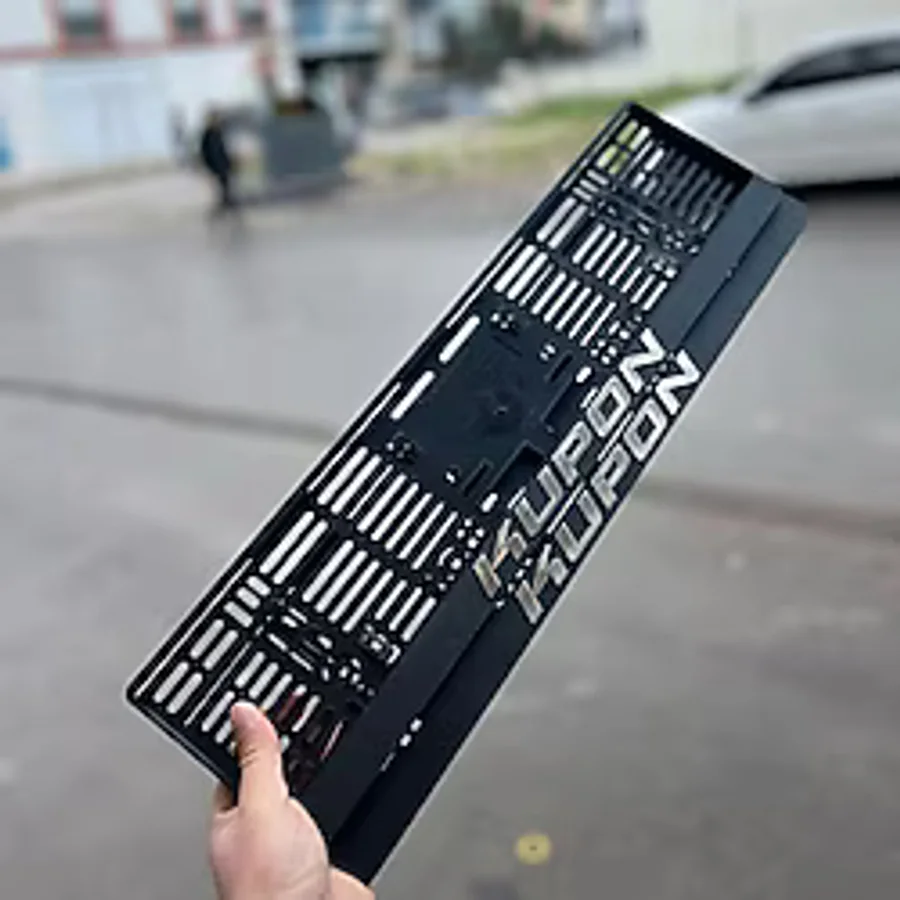 Kupon Universal Kupon Plakalik Çi?ft Krom Detayli