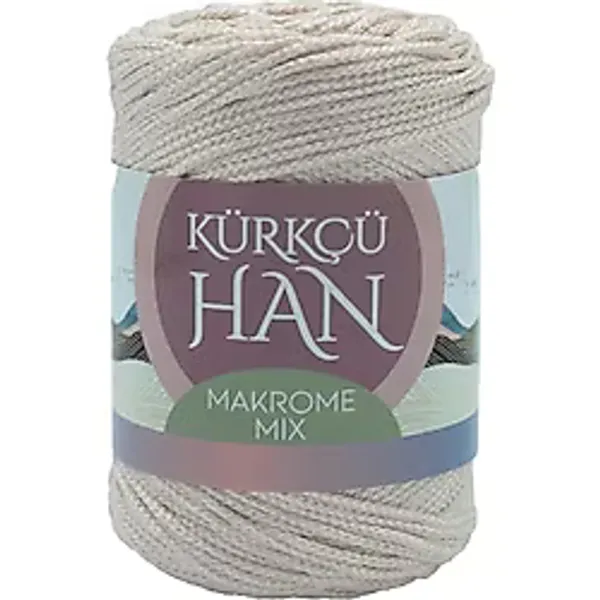 Kürkçü Han Makrome Mix 200gr 120m El Örgü İpi Pembe