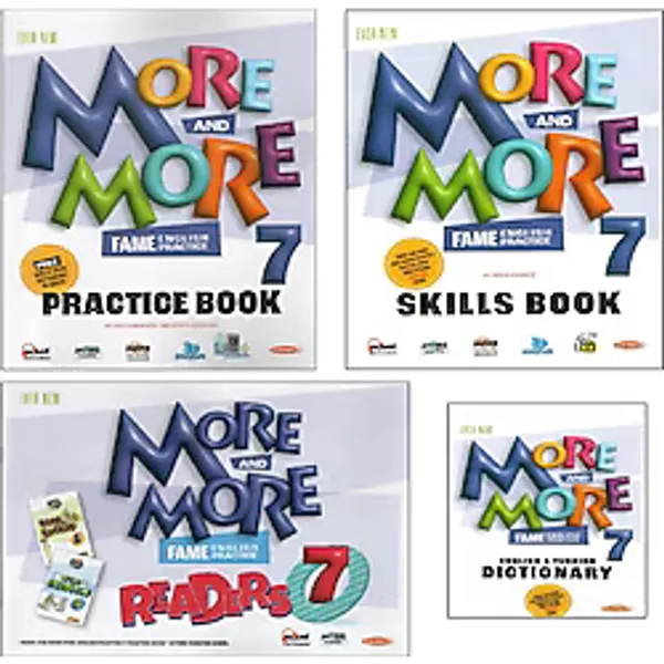 Kurmay Elt More And More 7. Sınıf More&More Practıce Book & Skılls Book & Dıctıonary & Readers (4Lü Set)