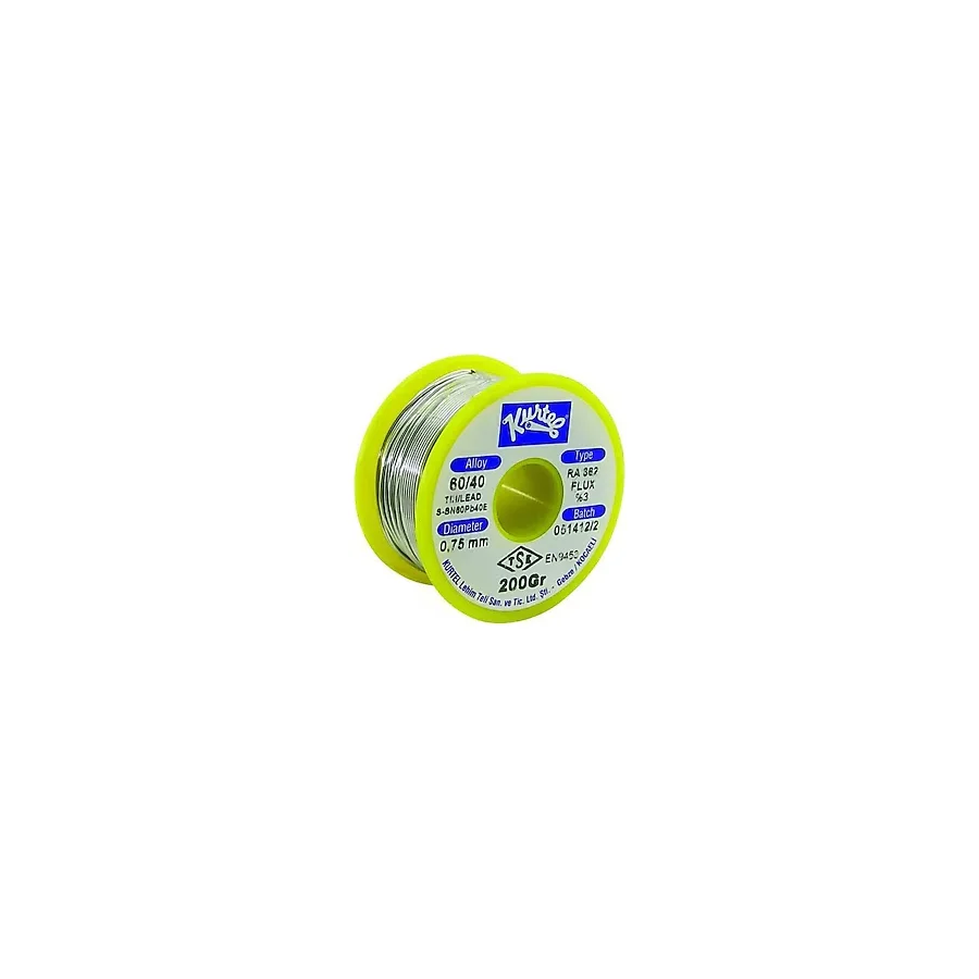 Kurtel 60/40 200 gr 0.75 mm Lehim Teli