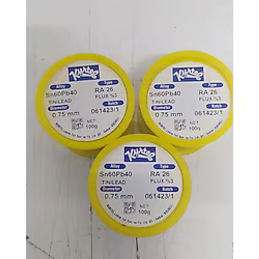 Kurtel Lehim Teli 100Gr 0 75Mm Kendinden Pastalı