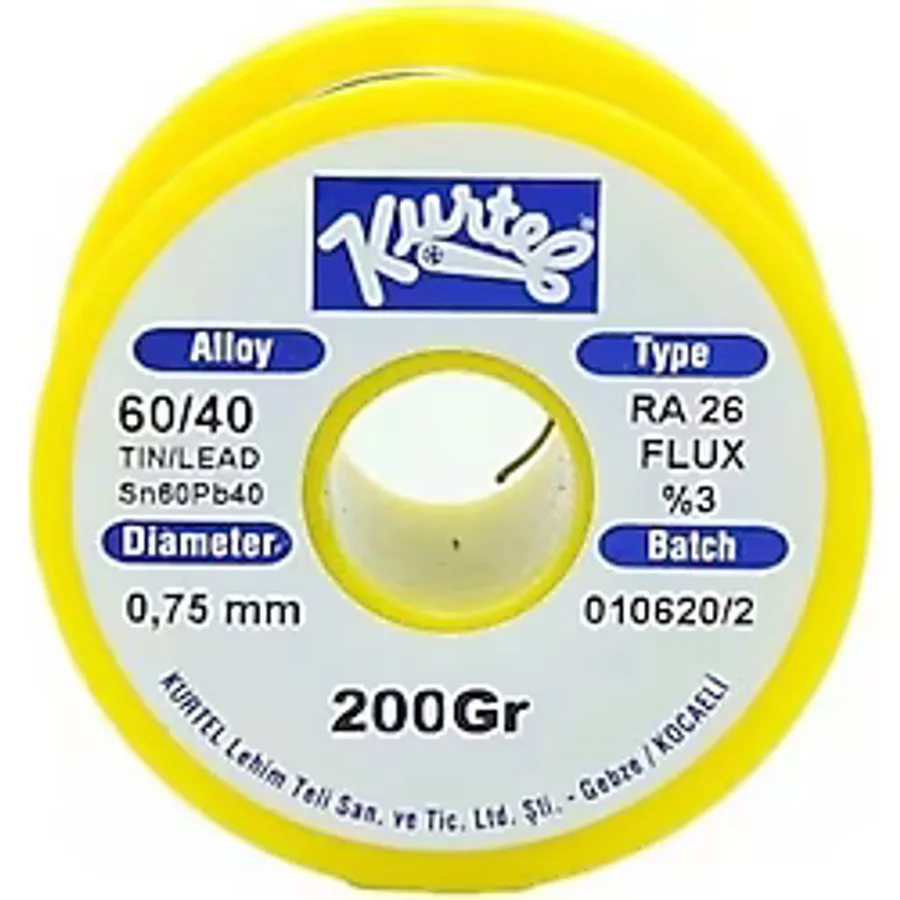 Kurtel Lehim Teli 200 Gr 075 Mm Kendinden Pastali