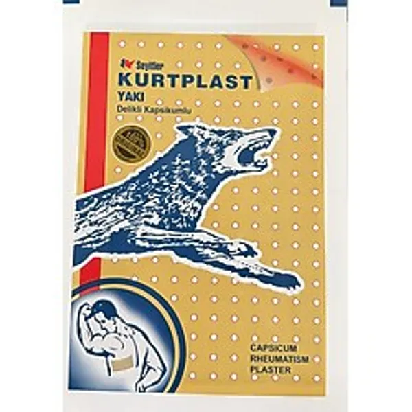 kurtplast Ağrı Bandı Yakısı Kapsikumlu Delikli Yakı 15 Adet