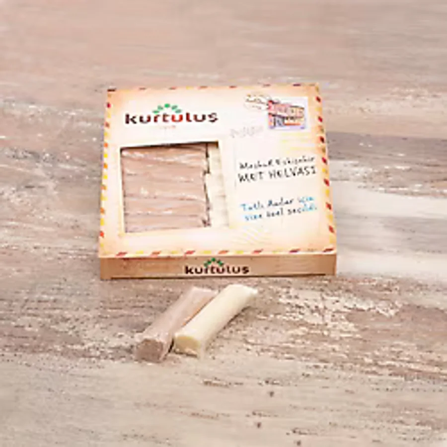 Kurtuluş Kuruyemiş Özel Kutu Met Helvası Sade ve Kakaolu 400 G