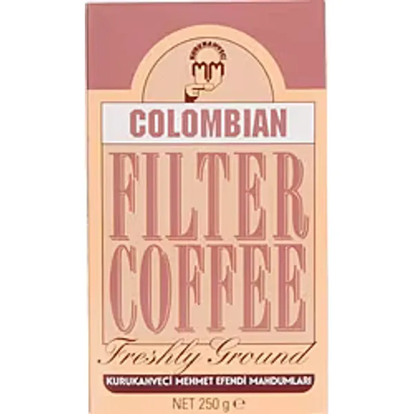 Kurukahveci Mehmet Efendi Colombian Öğütülmüş Filtre Kahve 250 gr
