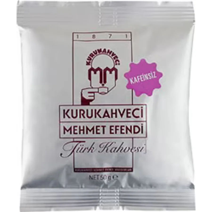 Kurukahveci Mehmet Efendi Kafeinsiz Türk Kahvesi 50 gr