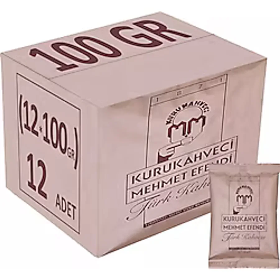 Kurukahveci Mehmet Efendi Türk Kahvesi 100 gr 12'li