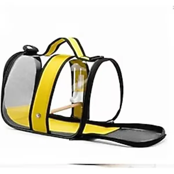 Kuş Taşıma Çantası, Tünekli Ve Suluklu, Hava Kanallı, 33Cmx23cmx22cm