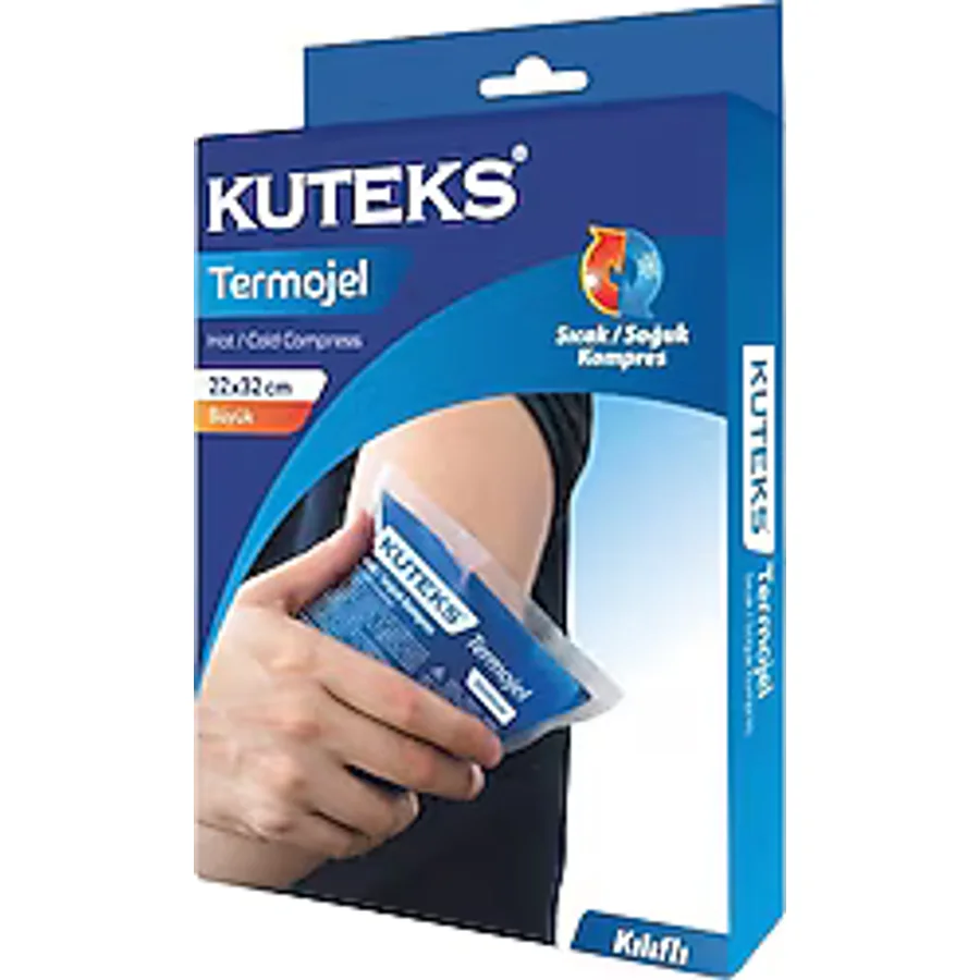 Kuteks Termojel Kılıflı Büyük Boy 22x32 cm Sıcak Soğuk Kompres