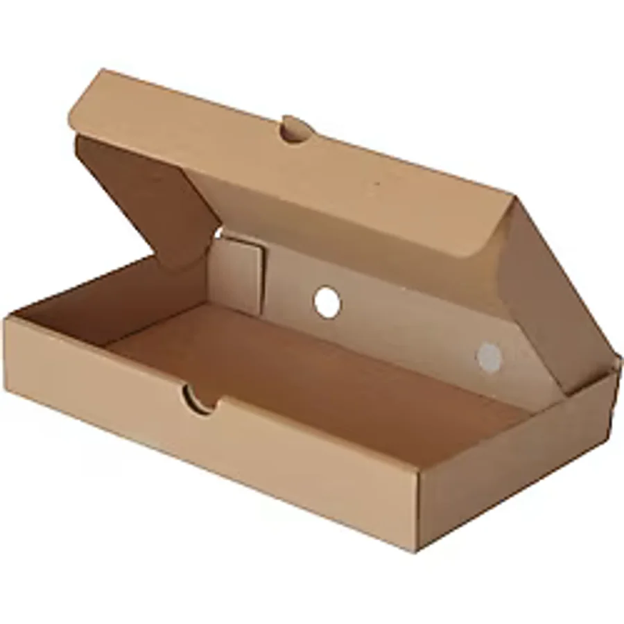Kutuavm Pide Kutusu 25x16x4 cm Kraft 100 Adet