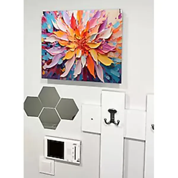 kutuTR Dekoratif Sigorta Kutusu Kapağı 39x32 cm Açılır Kapaklı Elektrik Panosu Gizleme Paneli SS032