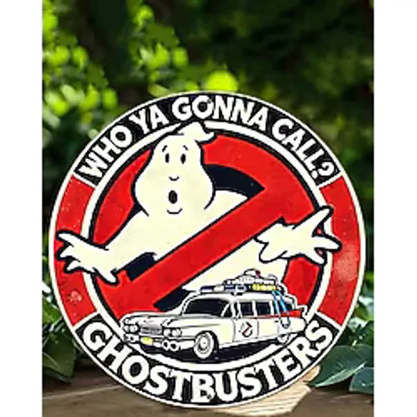 Kututr Ghostbusters Temalı Uv Baskılı 3D Gürünümlü Mdf Duvar Süsü Who Ya Gonna Call? Dt031,Dt031 33 X