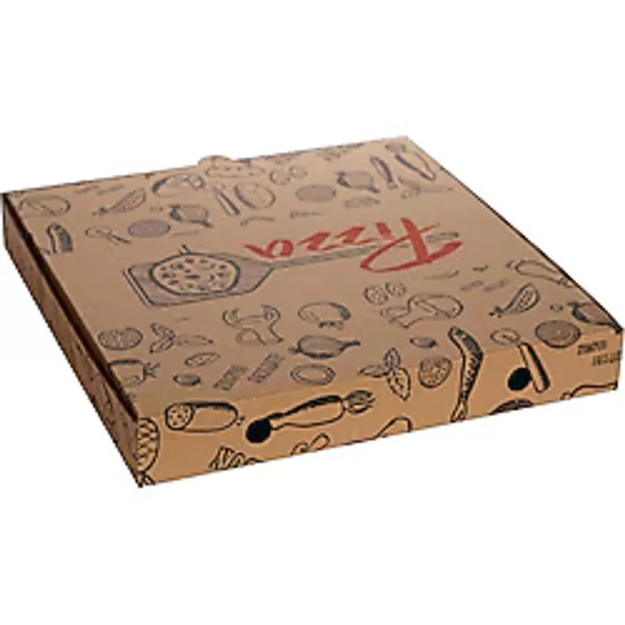 Kuzeykutu Mix Baskılı Pizza Kutusu 30 x 30 x 4 cm 300 Adet