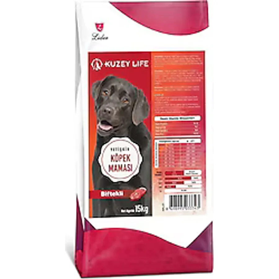 Kuzeylife Biftekli 15 kg Yetişkin Köpek Maması