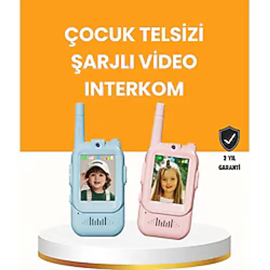 Kuzgun Ticaret Uzun Menzilli Video Walkie Talkie Eğitici ve Eğlenceli Oyuncak - Lisinya