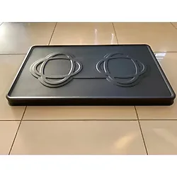 Kuzıne Tablası Mat Siyah Kuzine Soba Tablasi Soba Altligi