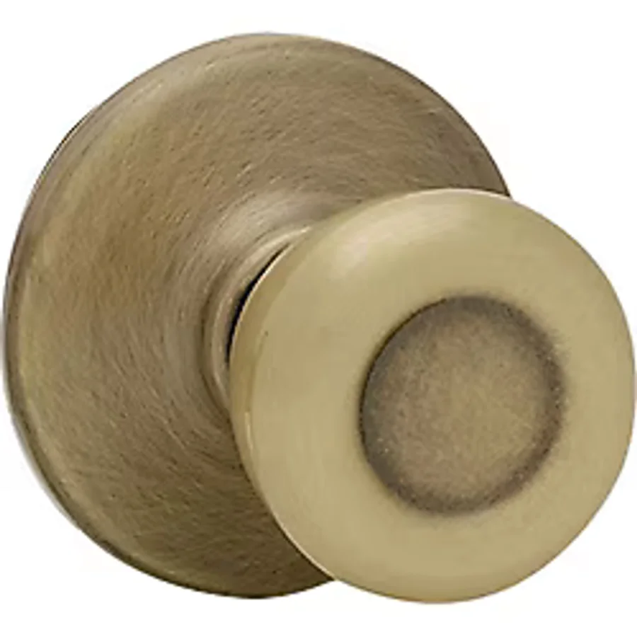 Kwikset Tylo Koridor/Dolap Geçit Kapı Tokmağı Mikroban Antimikrobiyal Korumalı Antik Pirinç - 92001-566