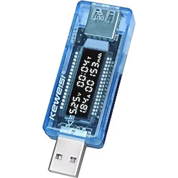 Kws-V20 Usb Tester - Usb Voltmetre, Ampermetre - Keweisi
