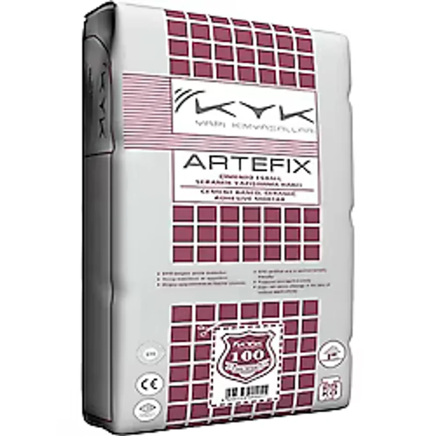 KYK KYK Artefix Çimento Esaslı Seramik Yapıştırma Harcı (25) / Gri