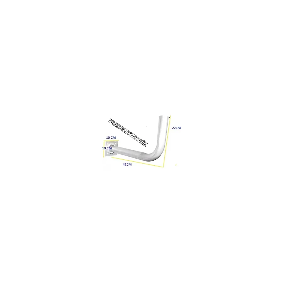 L Bacak Uydu Çanak Ayağı 22 42 10 Cm Sağlam Metal Montaj Ayağı