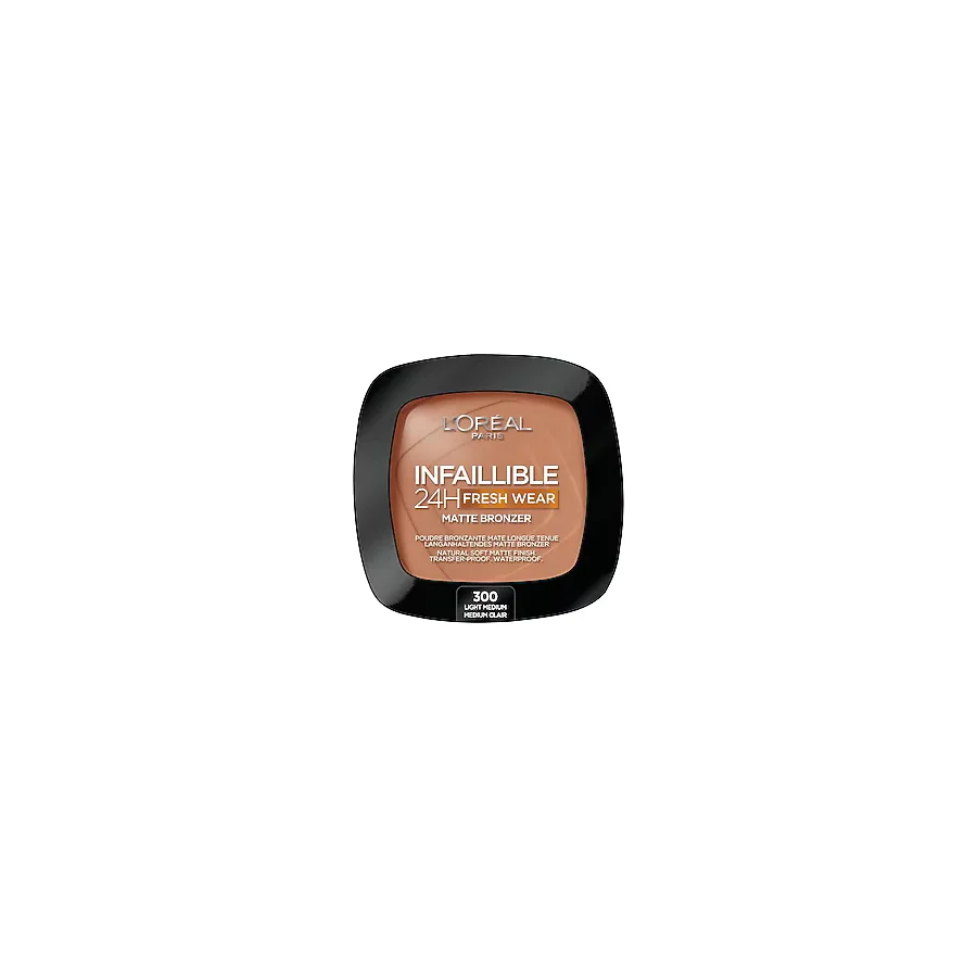 L'Oreal Infaillible 24H Fresh Wear Matte 300 Light Medium Bronzer
