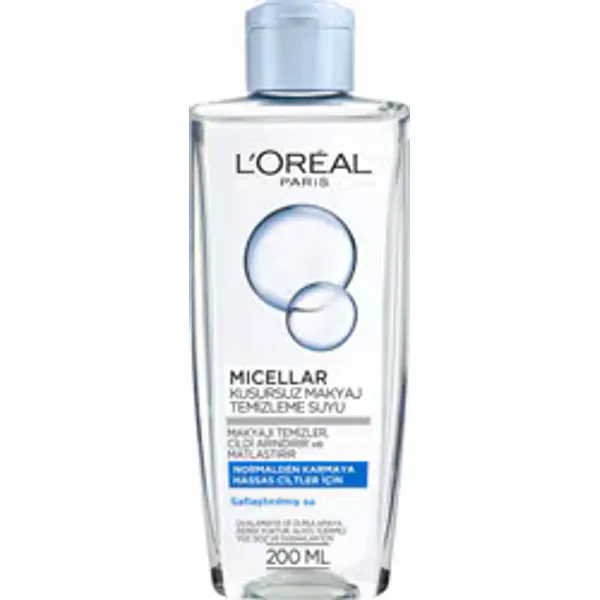 L'Oreal Micellar Karma Ciltler 200 ml Makyaj Temizleme Suyu