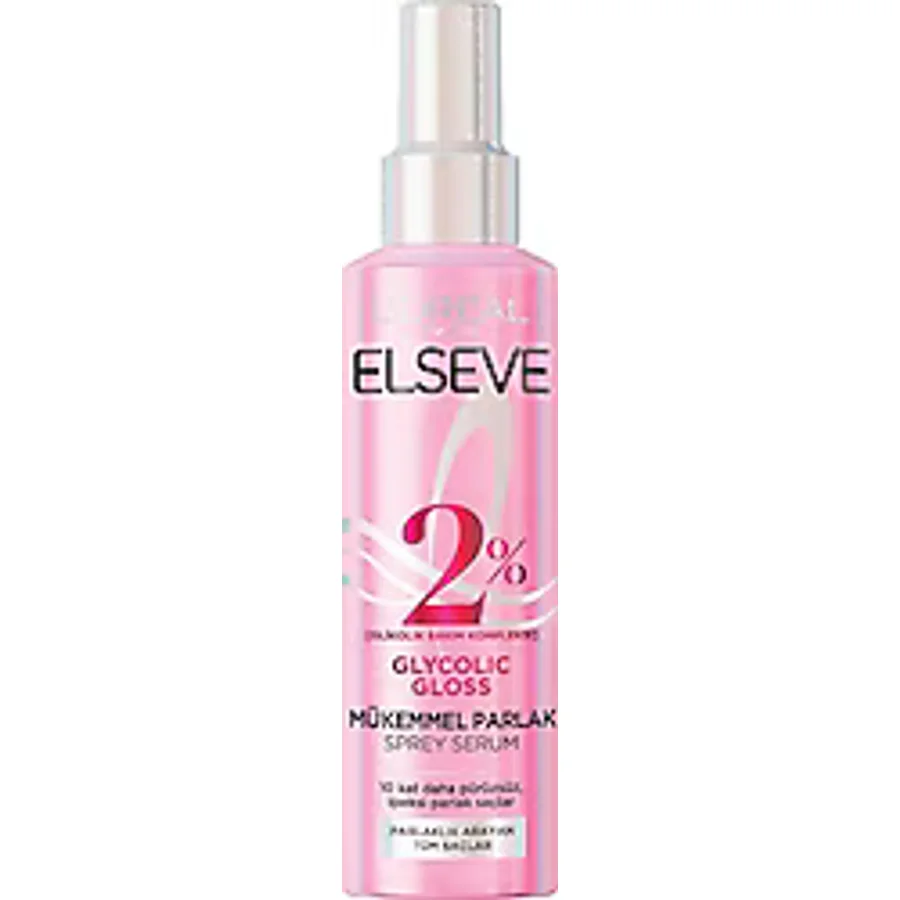 L'Oreal Paris Elseve Glycolic Gloss Mükemmel Parlaklık Veren 150 ml Saç Spreyi