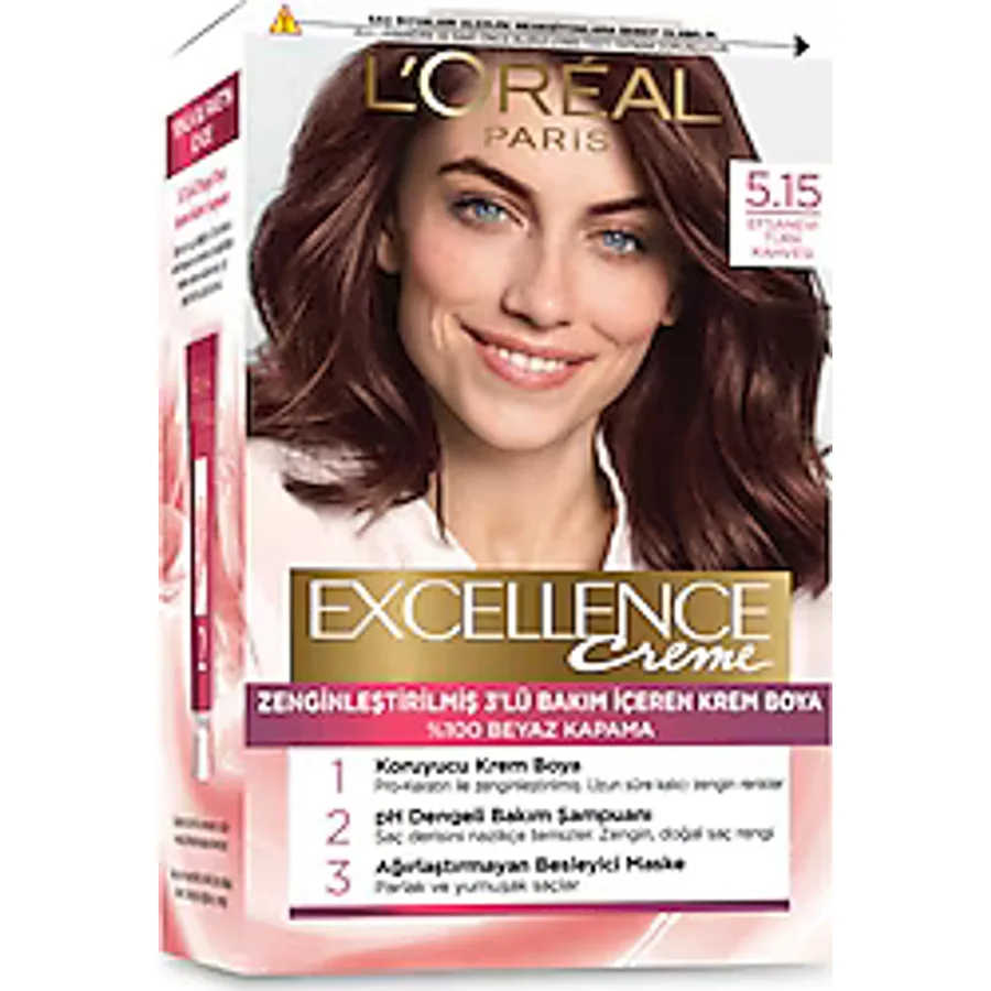 L'Oreal Paris Excellence Creme 5.15 Efsanevi Türk Kahvesi Saç Boyası